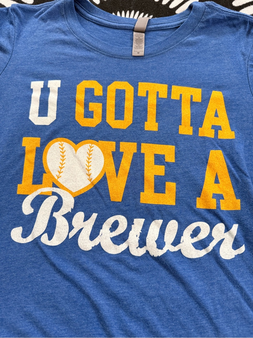 Next Level Milwaukee Brewers Women’s T-Shirt - U Gotta Love a Brewer